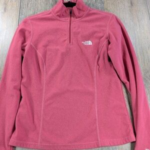 The North Face Pink Quarter-Zip Fleece